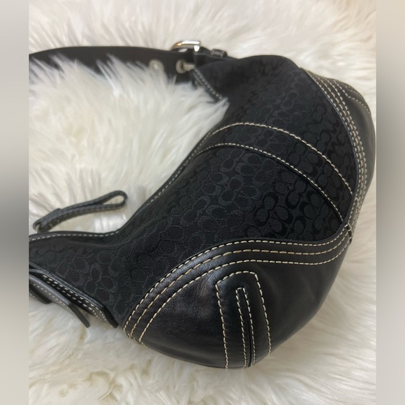 Vintage Coach Signature Logo Shoulder Bag, #2154 - Picture 12 of 13